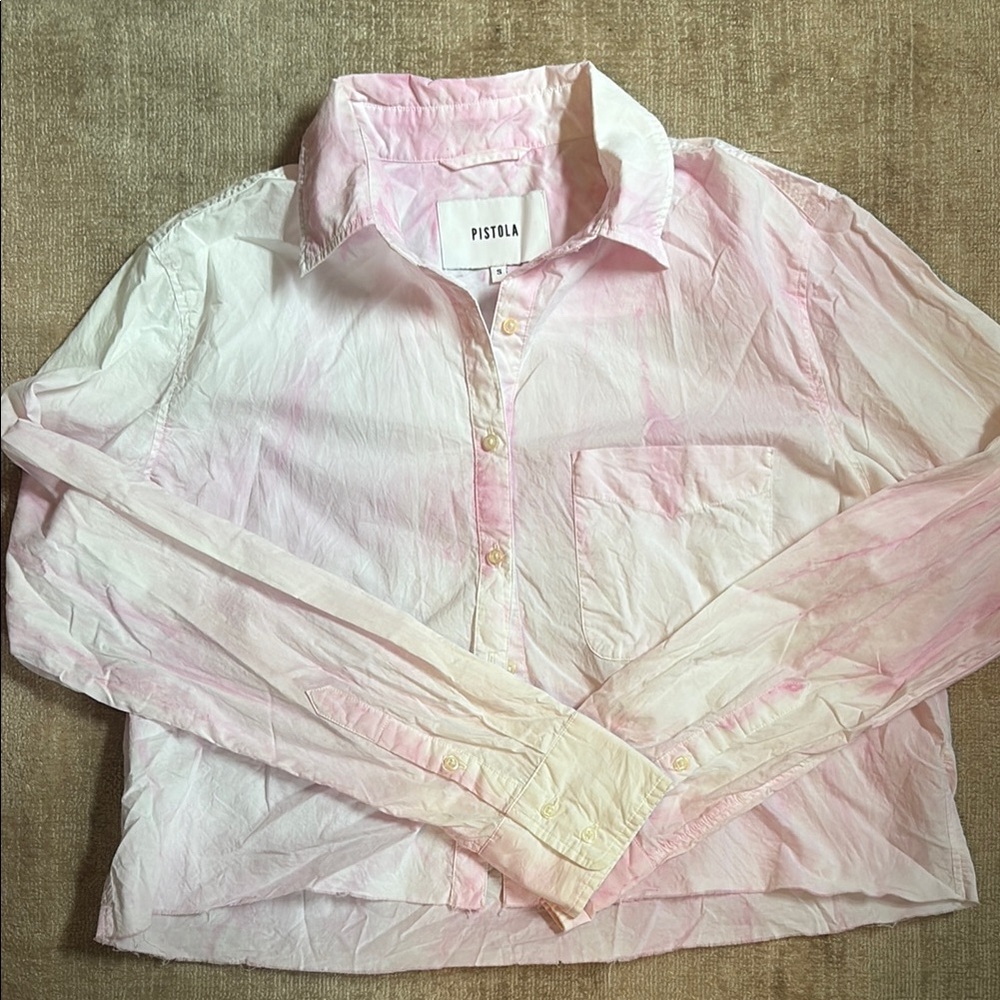 Pistola Pink Button-Up Shirt